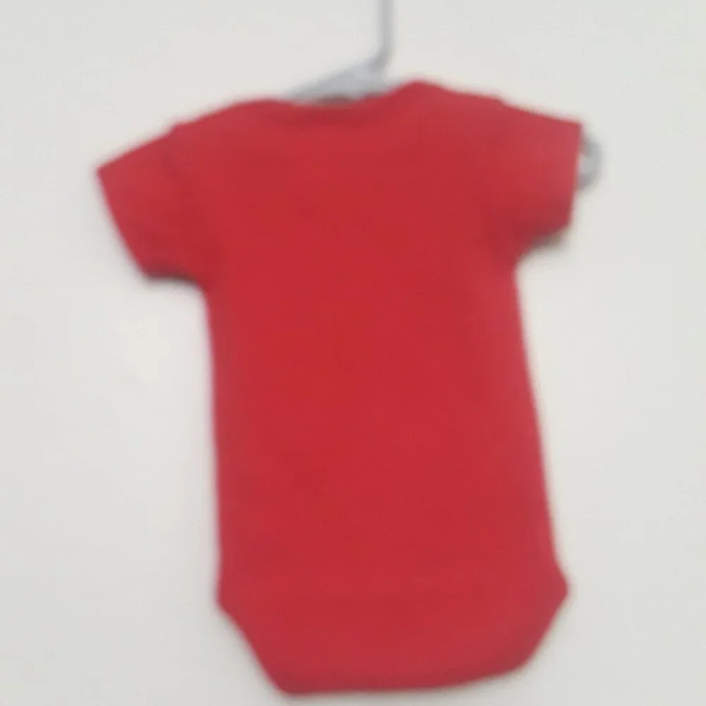 Red Louisiana Baby Onesie